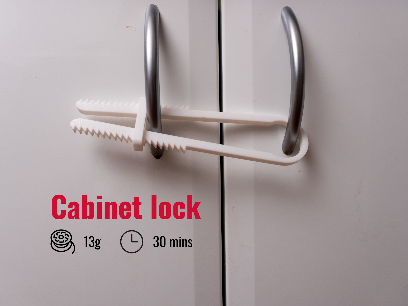 Cabinet safety lock (For baby proofing)