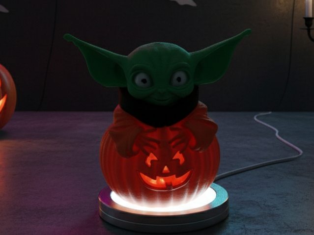 Grogu citrouille Halloween