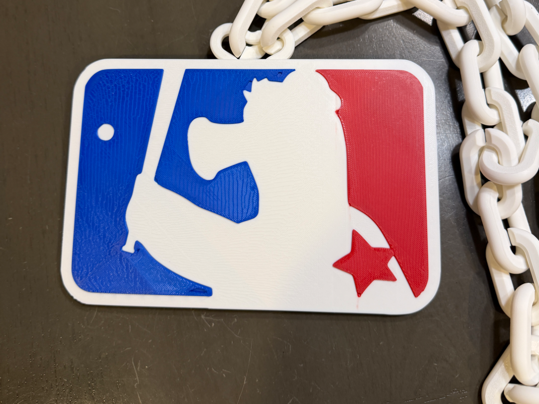 Phillie Phanatic hype chain!   Phillies mascot