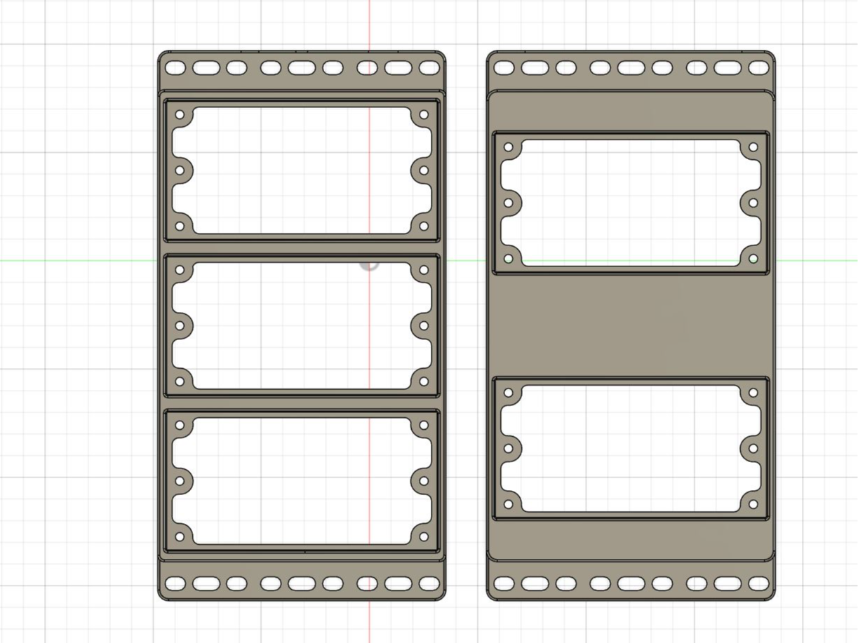 Dual and Triple SFX PSU 10 Inch Rack  Panel