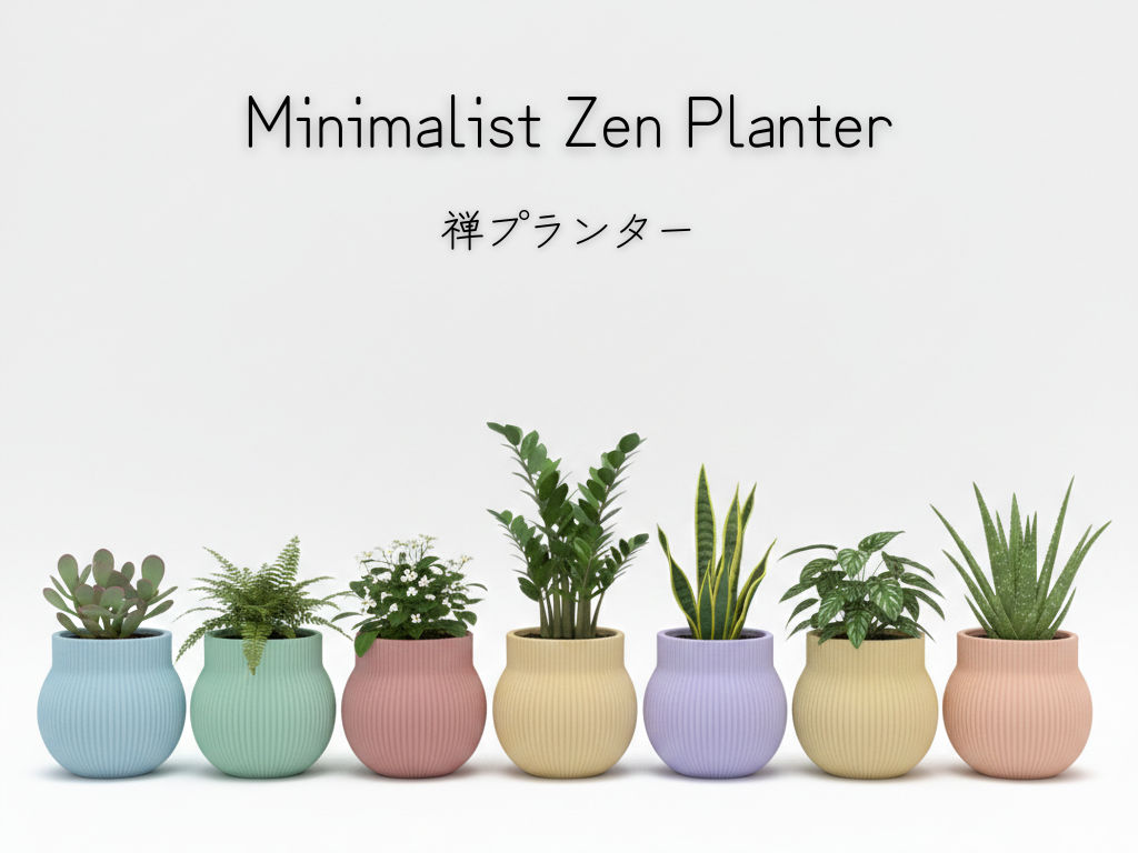 Minimalist Zen Planter