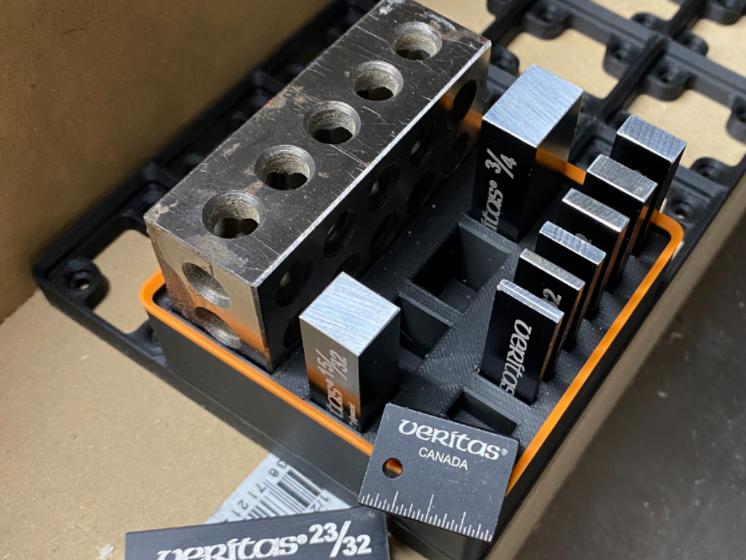 Veritas Imperial Setup Block tray - Gridfinity