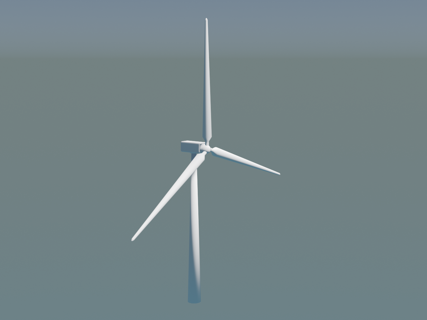 3D Wind Turbine Model for 3D Printing
