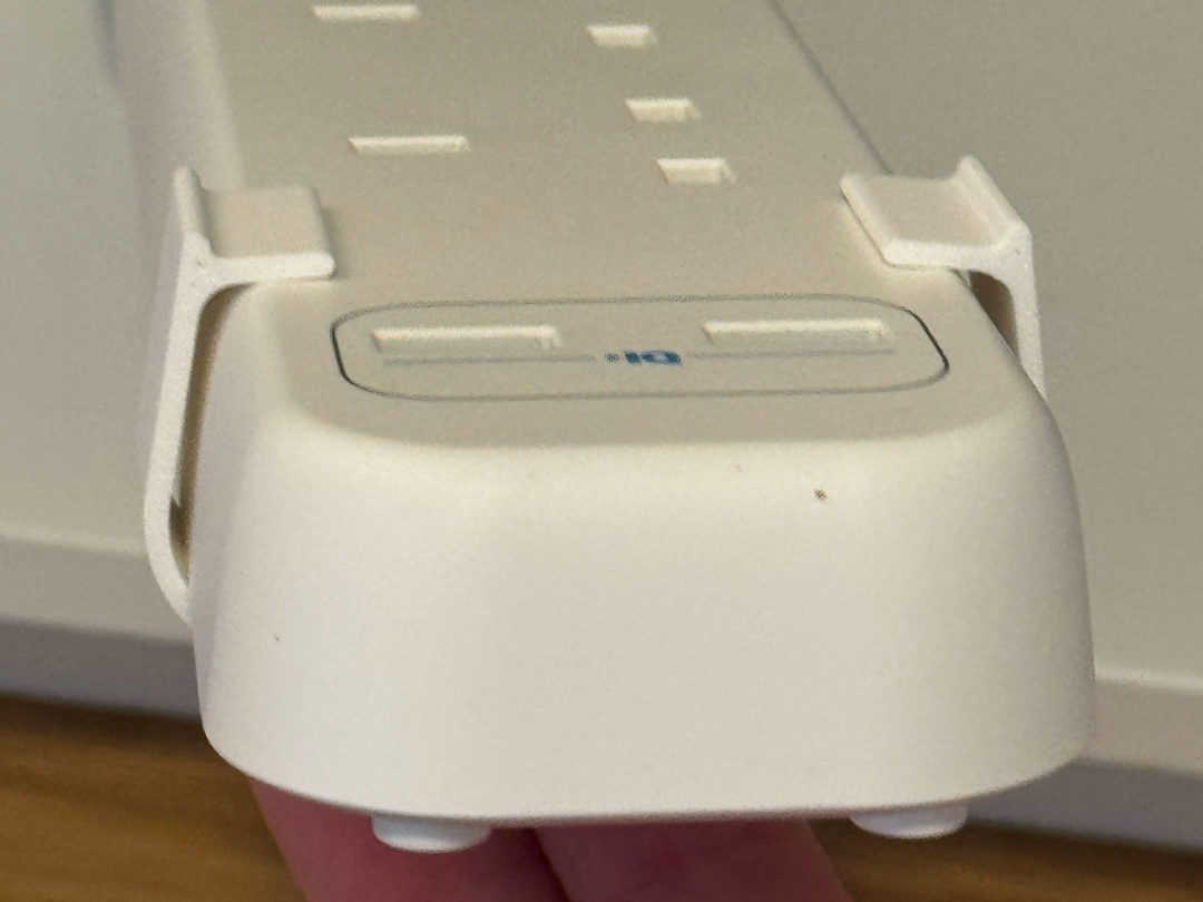 Adhesive power strip clip/mount