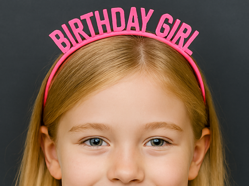Birthday Girl Headband for Kids & Adults Party