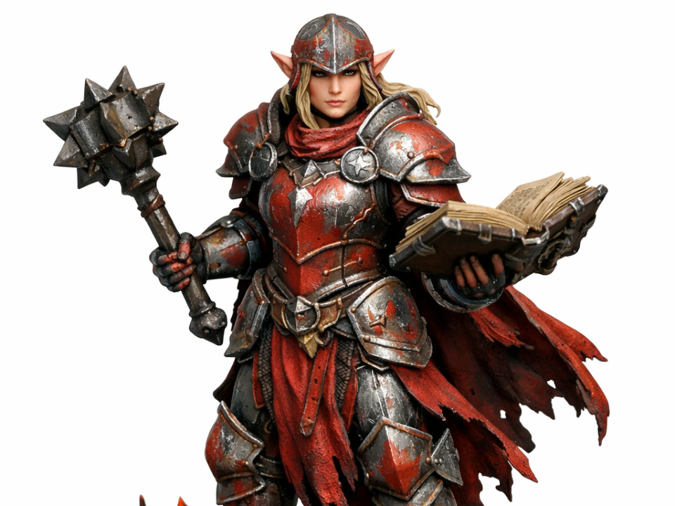 Valdimir - Female Half-Elf Warrior Priest