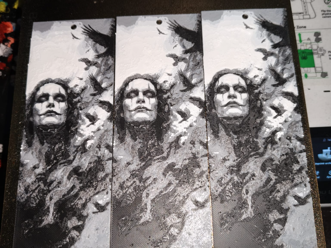 marca pagina eric draven,el cuervo