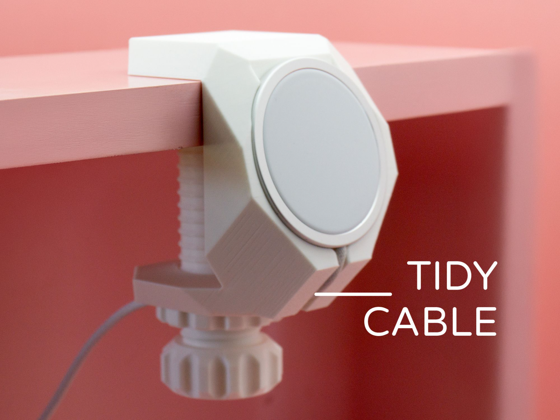 MagSafe Desk Shelf Mount Tidy by Pork3D.com