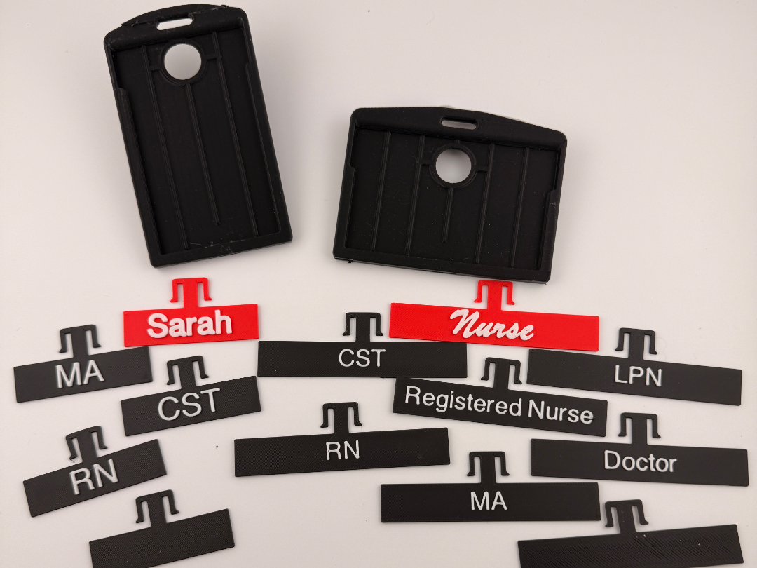 Badge holder (badge buddy) Vertical / Horizontal