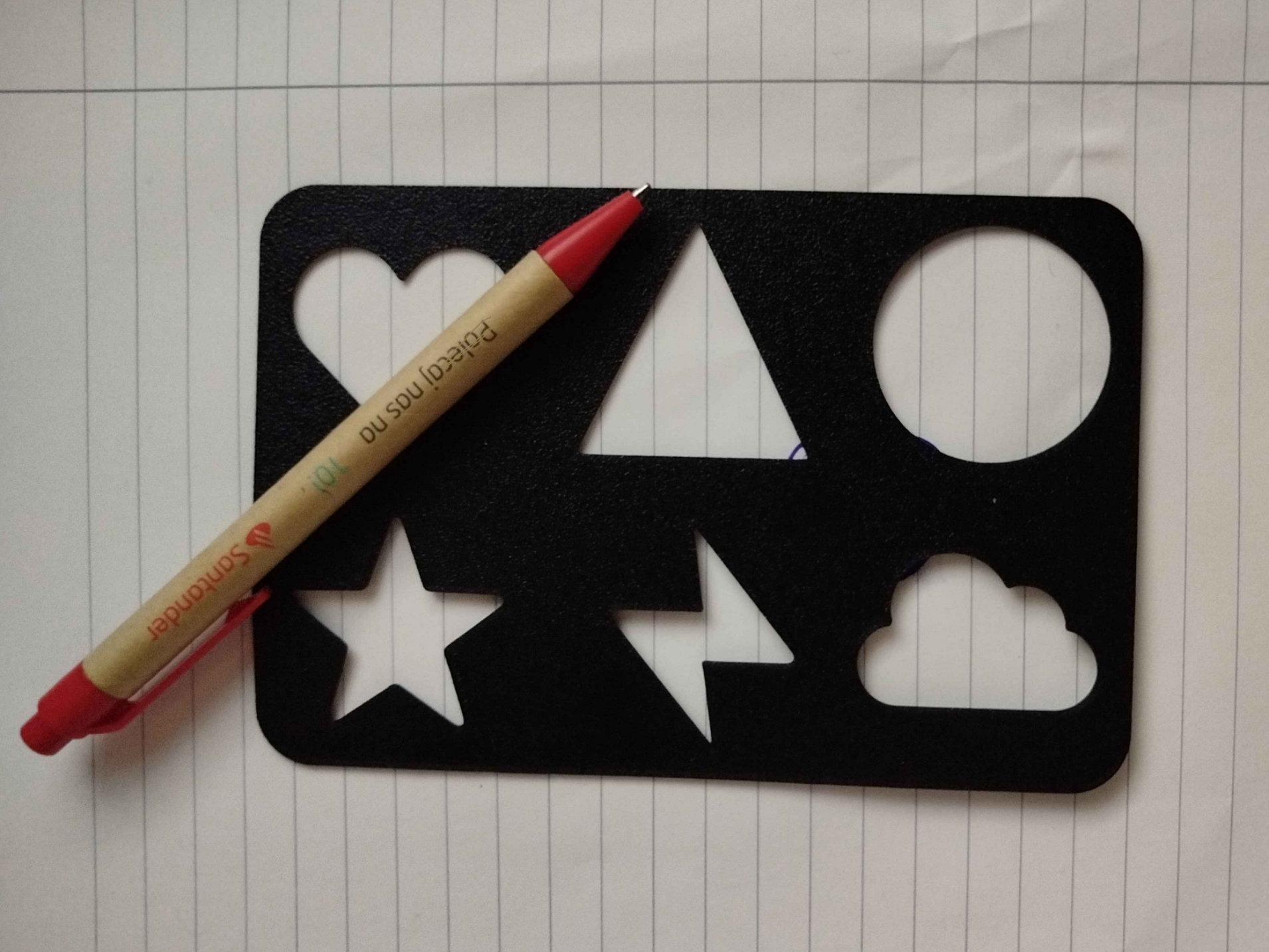 Drawing Stencil for Kids – 3D Printable