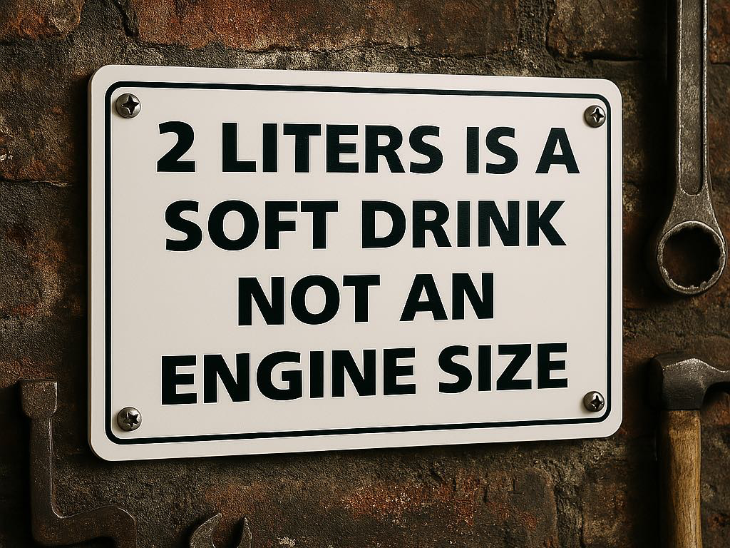 ENGINE SIZE SIGNAL GARAGE