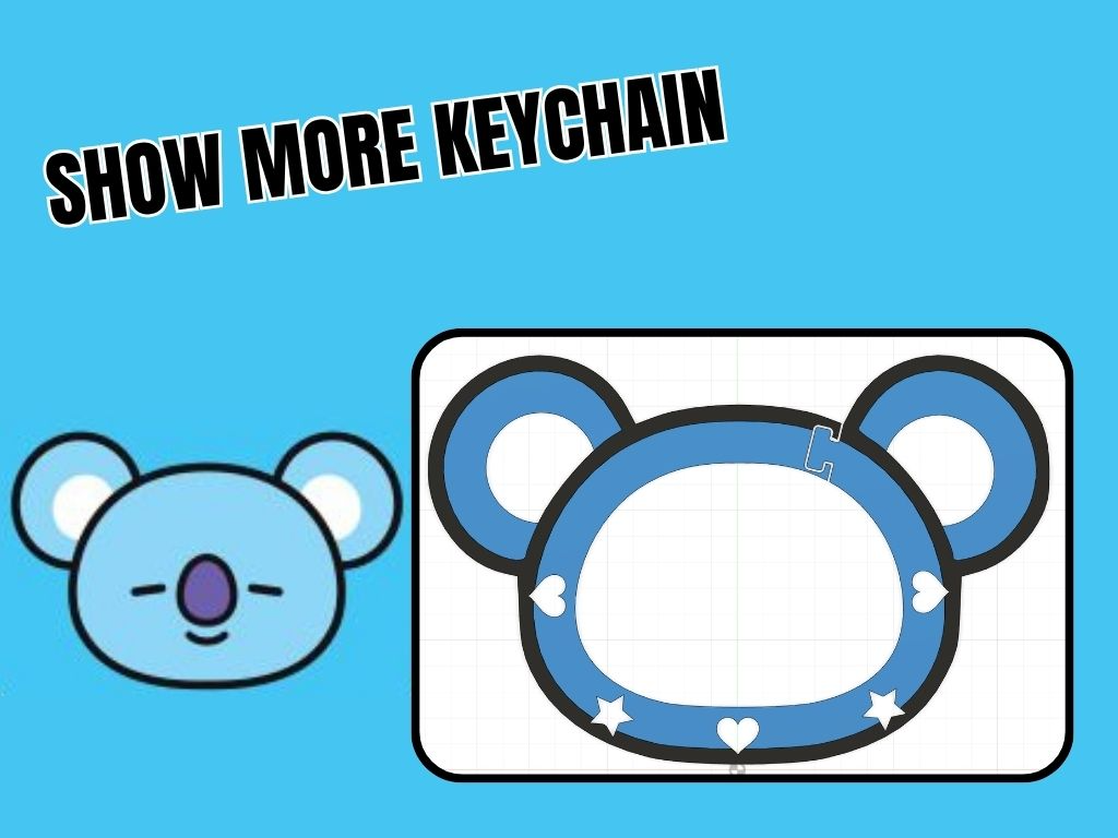 Anneau pour porte clef BT21 Koya