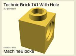 Technic brick 1x1