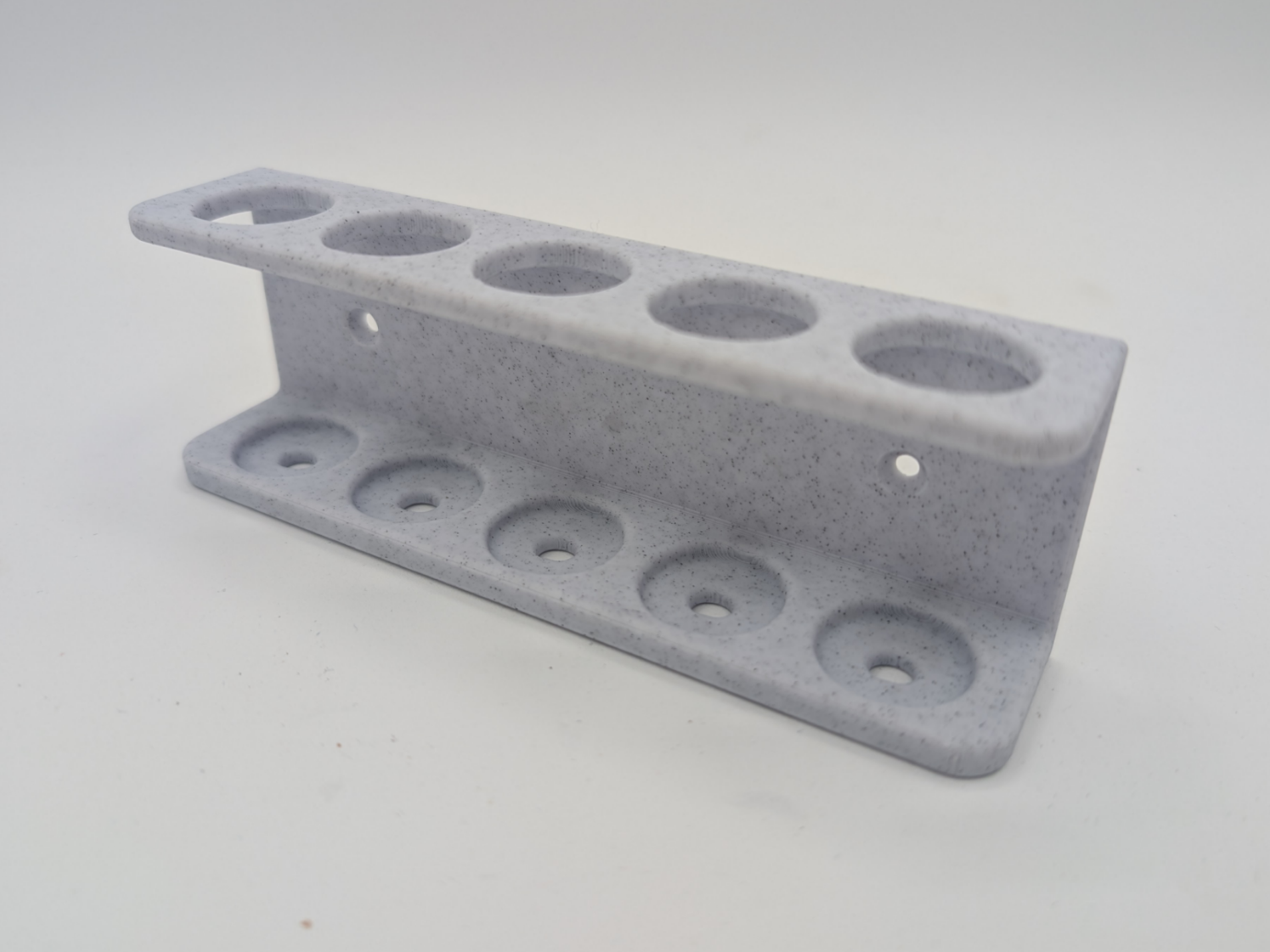Wall-Mounted Toothbrush Holder - Holds 5 