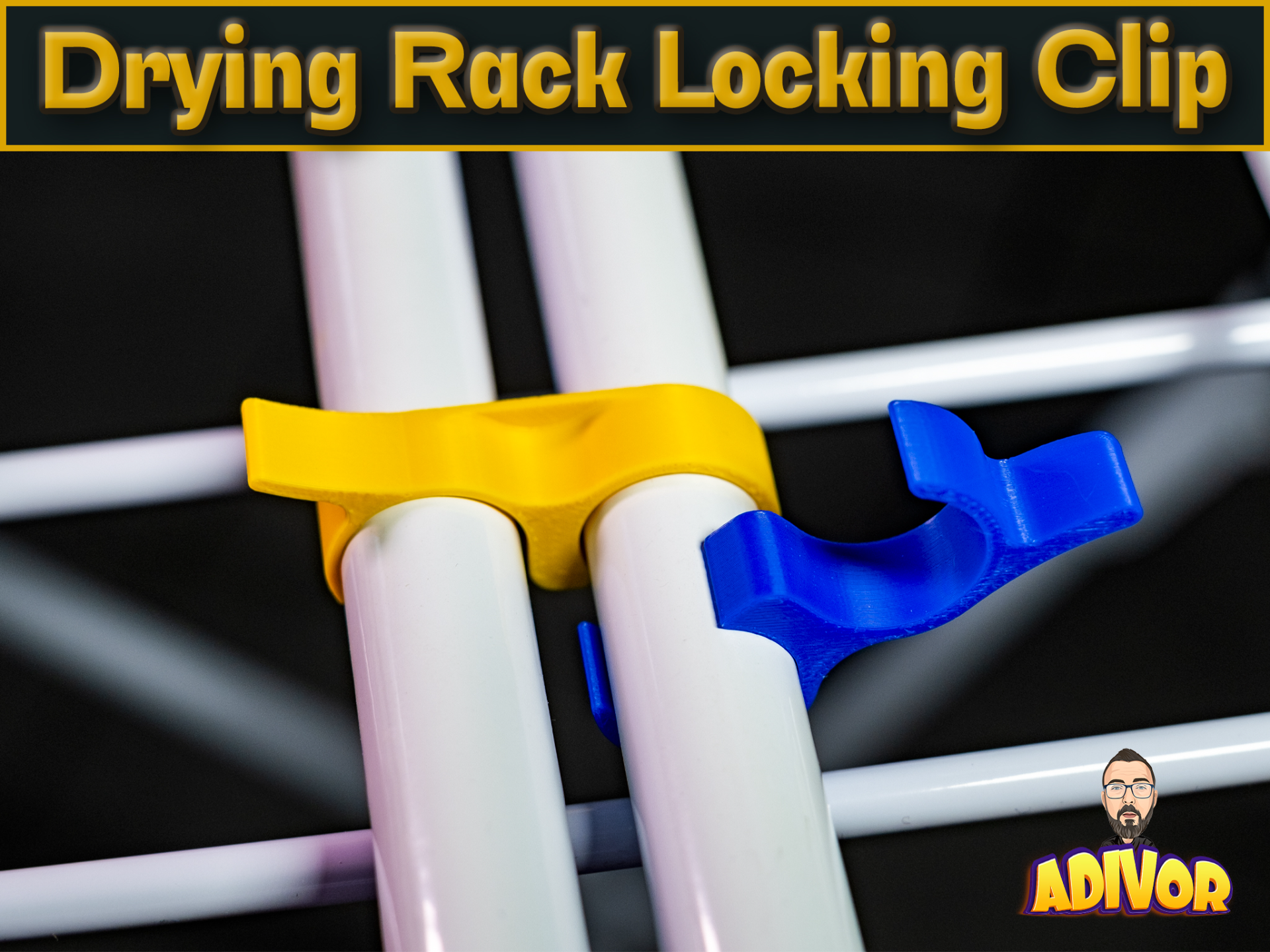 Drying Rack Locking Clip