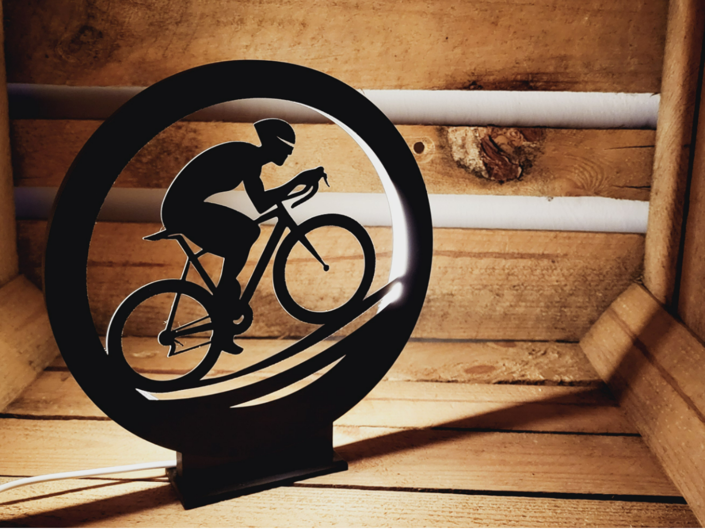 Rennrad Lampe