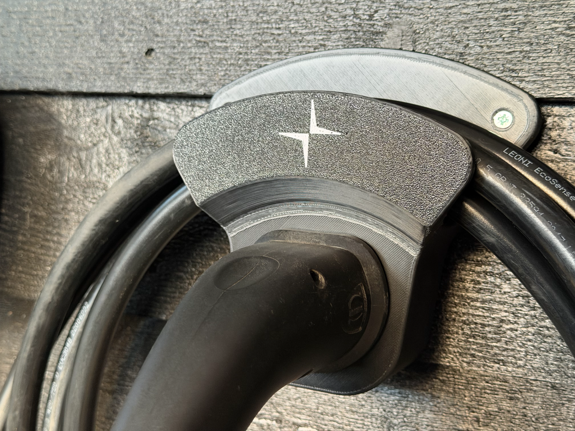 Charging cable mount for Type 2 - Polestar style