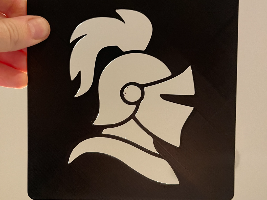 knights helmet stencil