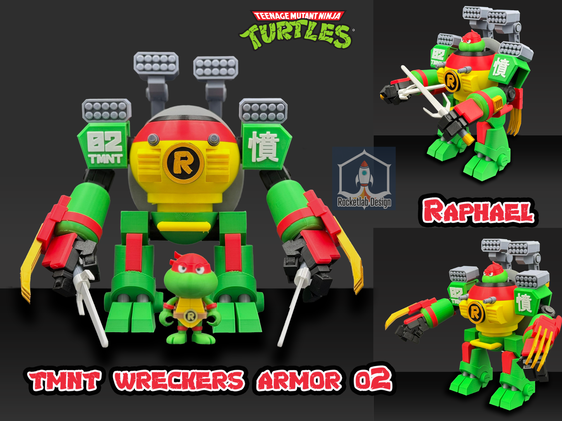 TMNT Wreckers Armor 02 - Raphael