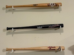 Mini Baseball Bat Display