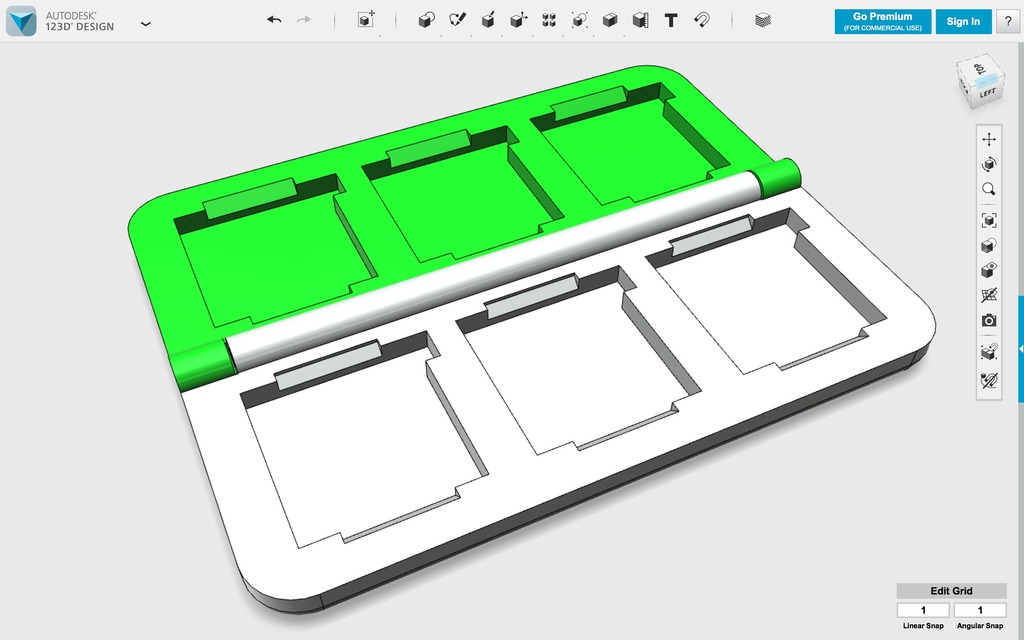 3DS CARTRIDGE HOLDER SMALL
