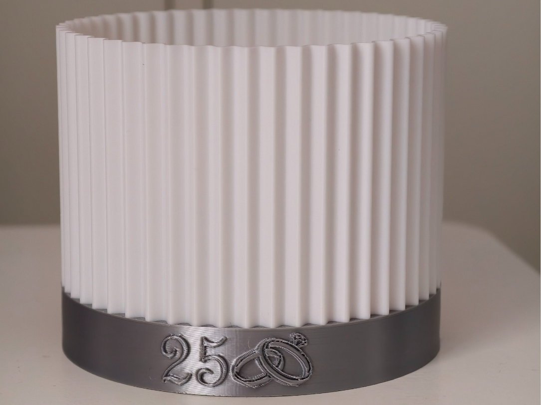 Silver Wedding Anniversary Vase – 25th Anniversary