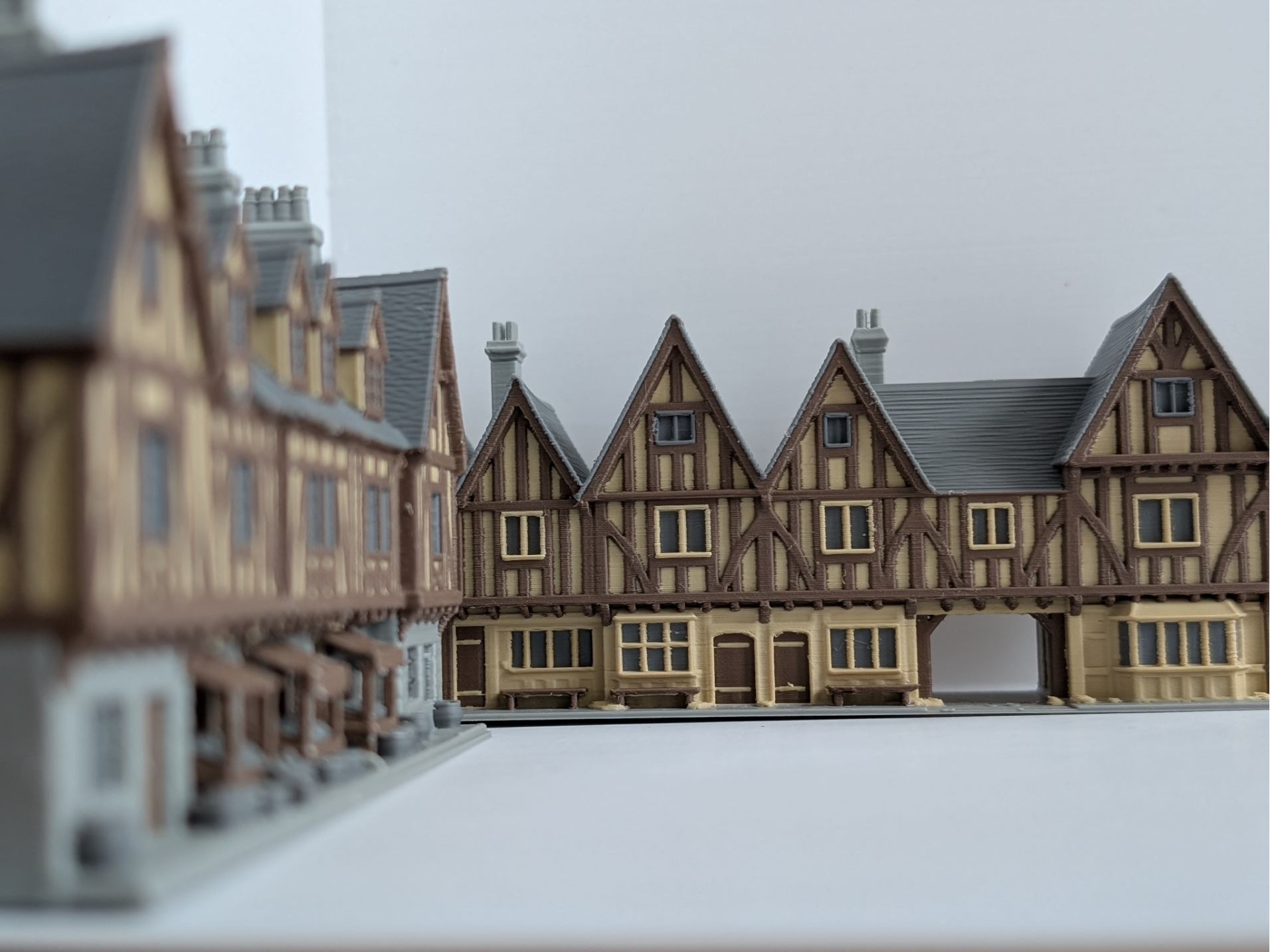 Medieval Timber Row Houses – Northern French Style