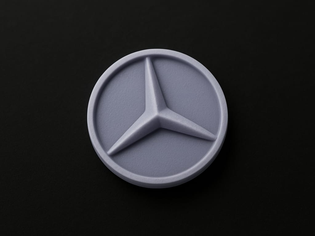 Logo frontal Mercedes Unimog 1:10