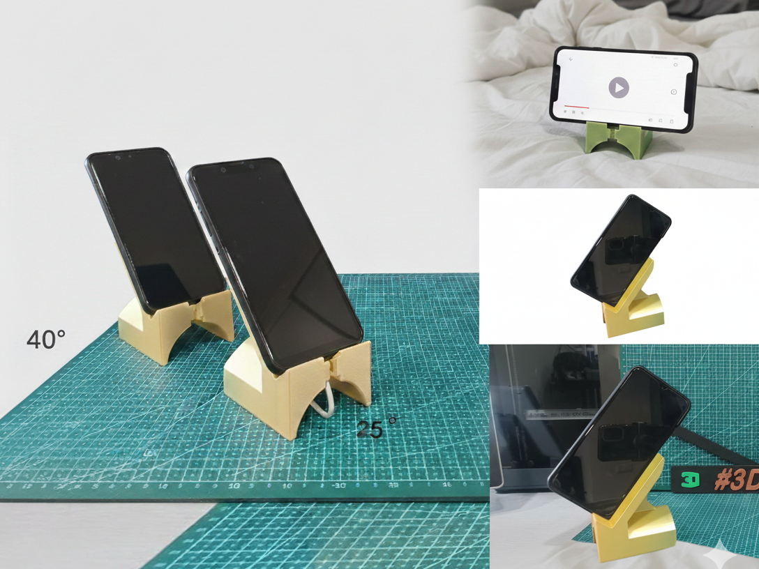 Universal Minimalist Device Stand - Support-Free
