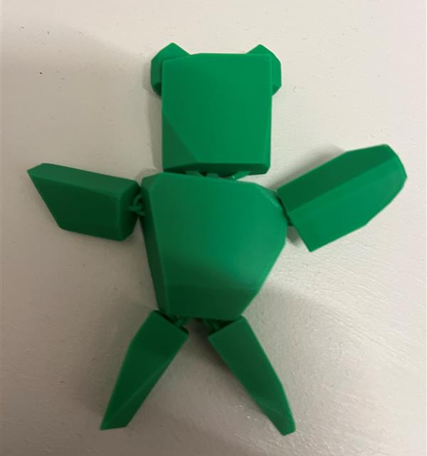 Cute Articulated Low Polly Teddy Bear