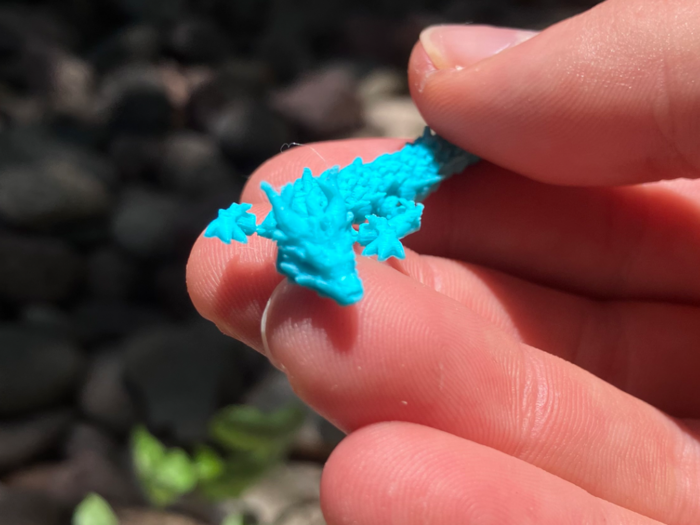 World's tiniest articulated dragon