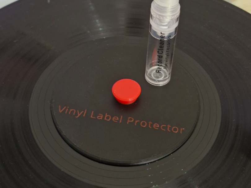 Vinyl Label Protector for cleaning