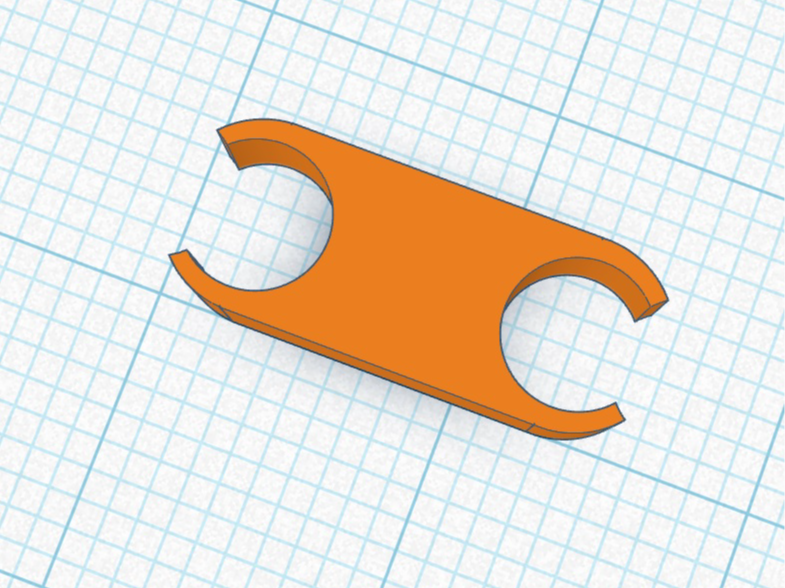 Cable Clip 4.7mm intended for USB-C cable