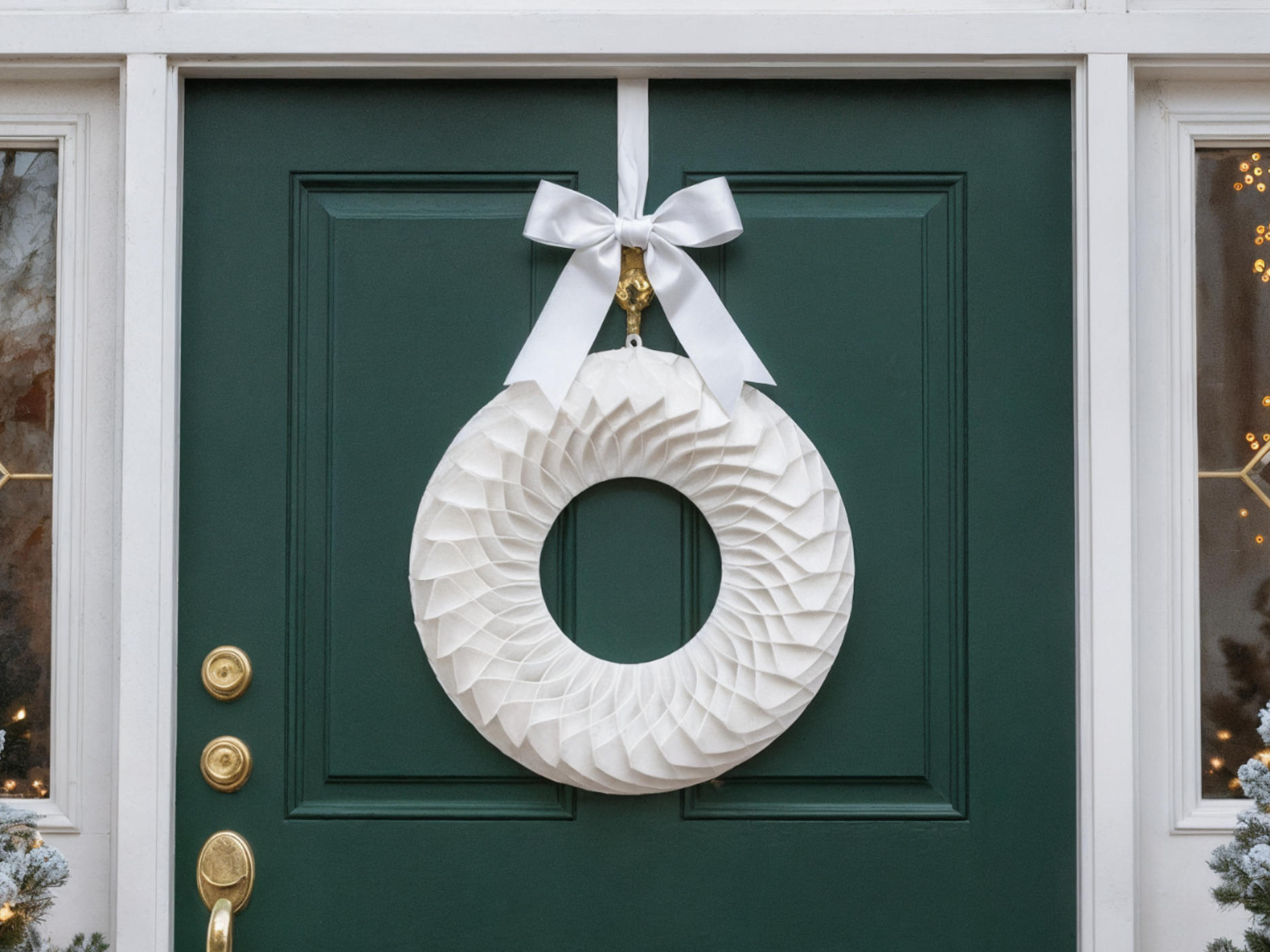 Minimalist Christmas Wreath - Support FREE