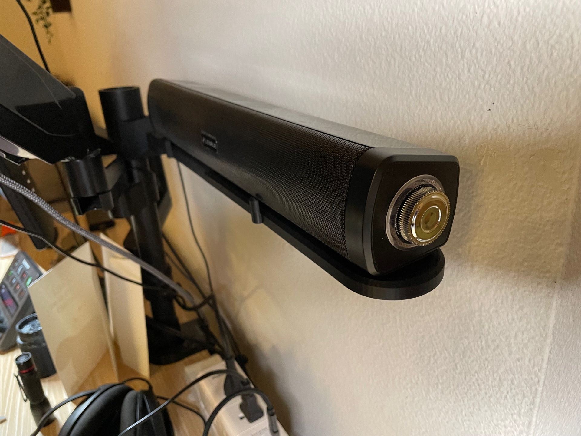 Soundbar Attachment for Monitor Mount