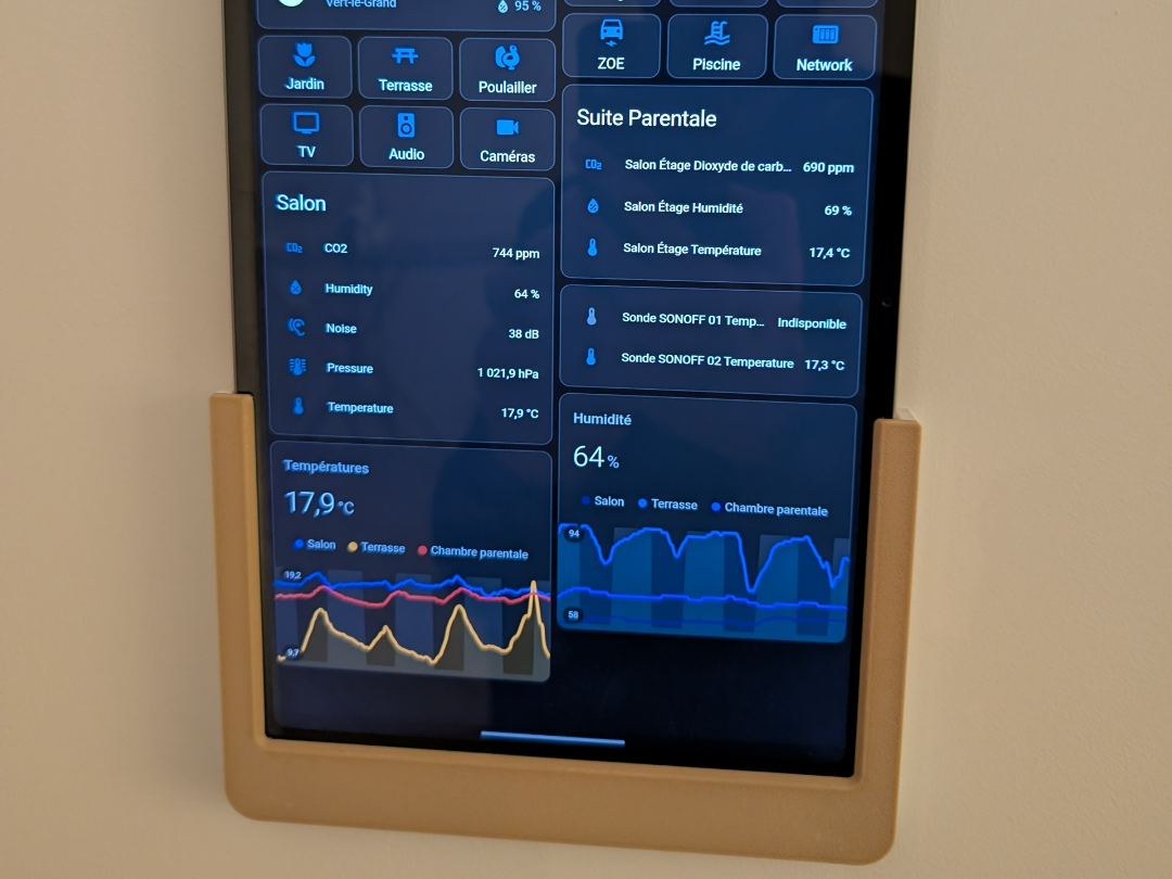 Honor Pad 10 Wall Mount - Smart Home Dashboard