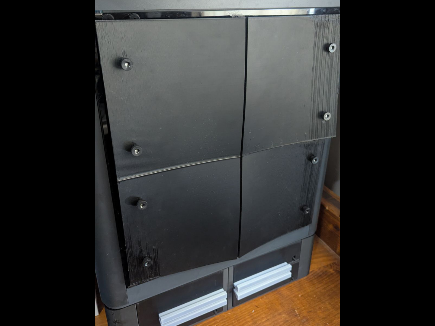 TPU Privacy Door cover for the P1S and X1C