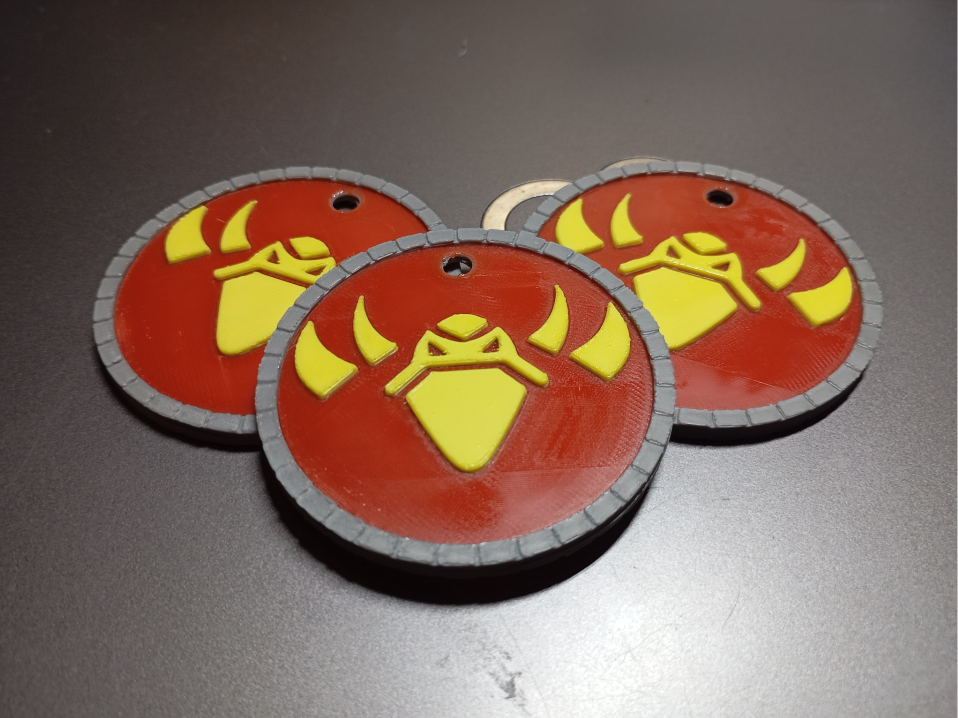 Baron Dante flag (Croc game) keychain