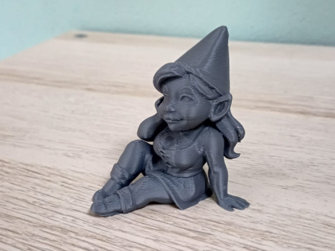 Leisurely Lounger Pin-Up Gnomette