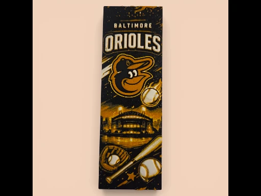 MLB Baltimore Orioles 50mm by 150mm Bookmark
