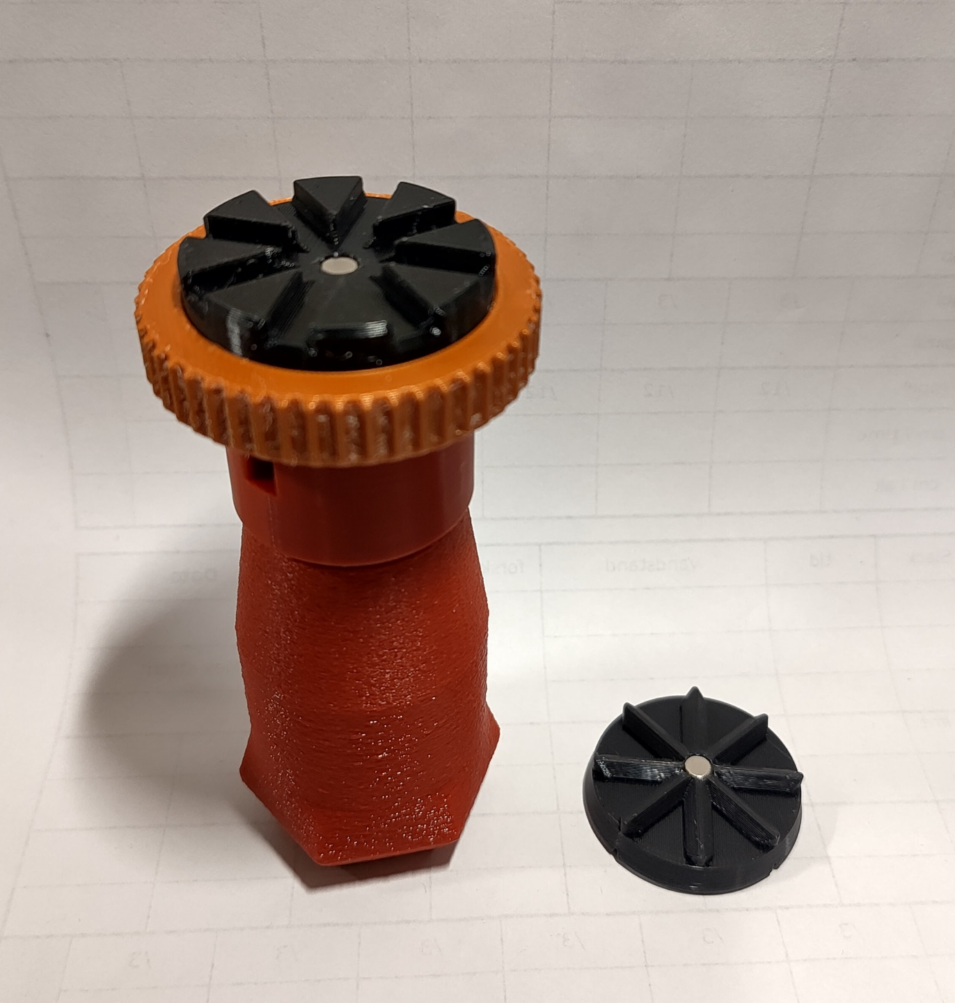 Better Adapter and Figure Base for Ratcheting Painting Handle