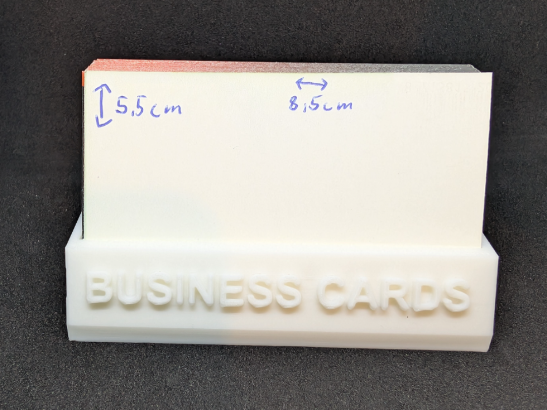 Simple Business Card Stand