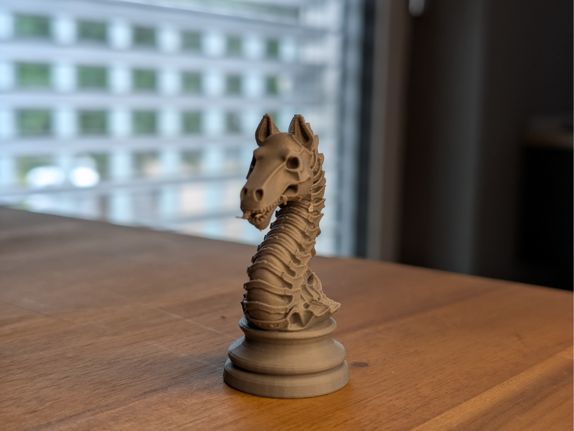 Skeletal Seahorse Dragon – Fantasy Statue