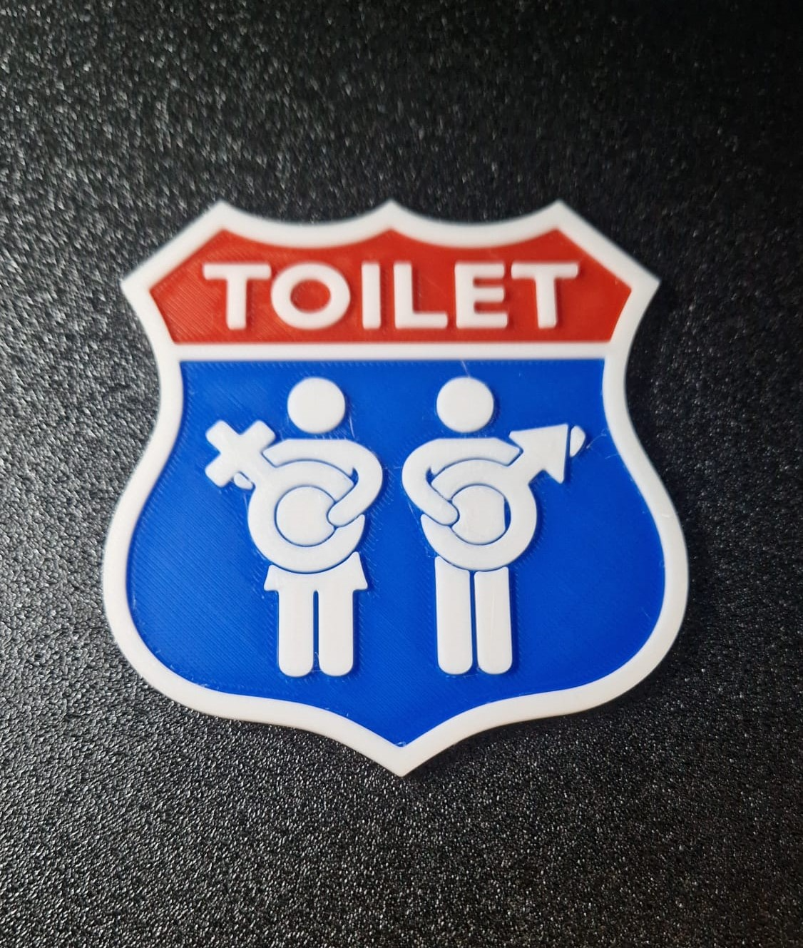Bathroom sign