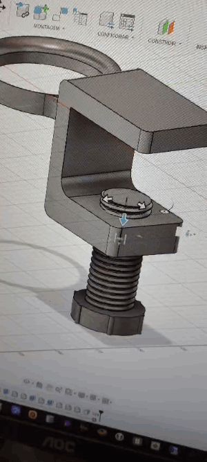 Suporte Multifuncional para Mesa Aspirador/Headset
