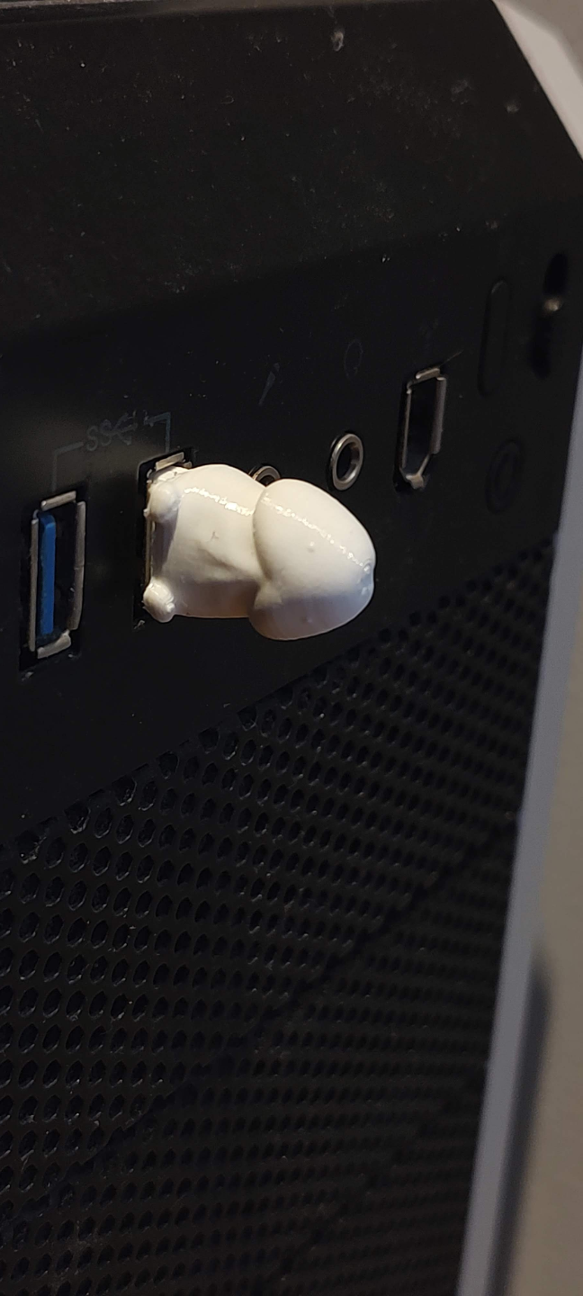 Cartoon Dicky Dick - USB socket dust cover