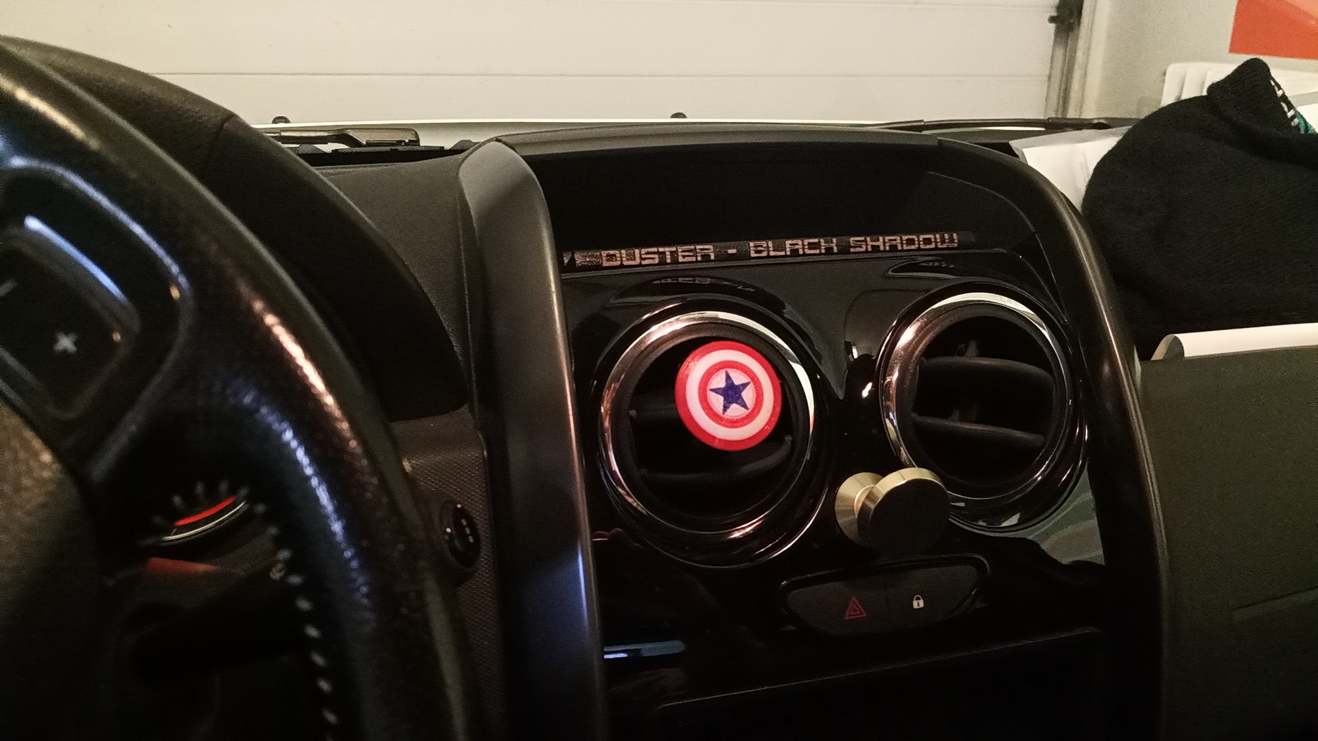 Cover for car air freshener captain america
