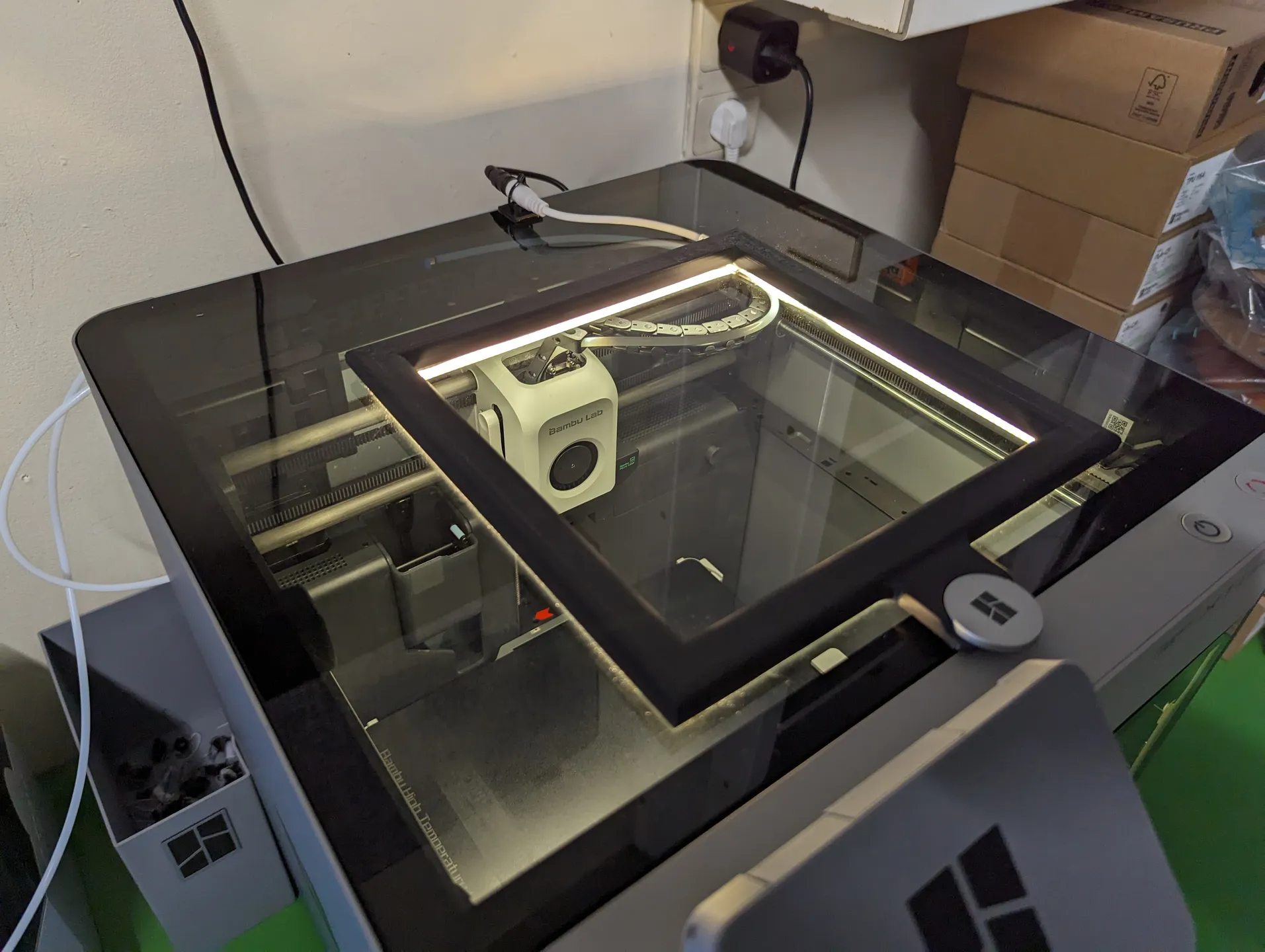 BambuLab X1C Square LED Light - Handle Mounted 