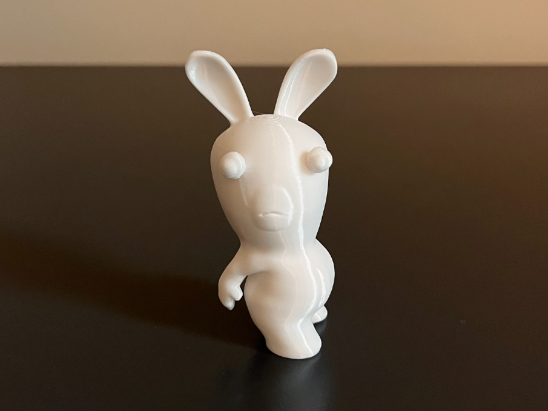 Rabbids Invasion scratching its bottom 8cm height