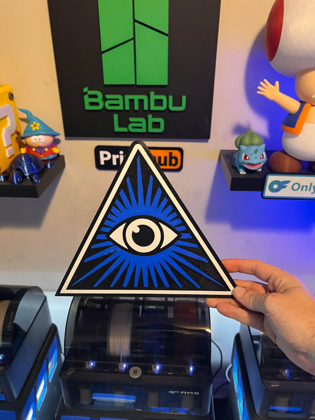 All Seeing Eye LED Lamp